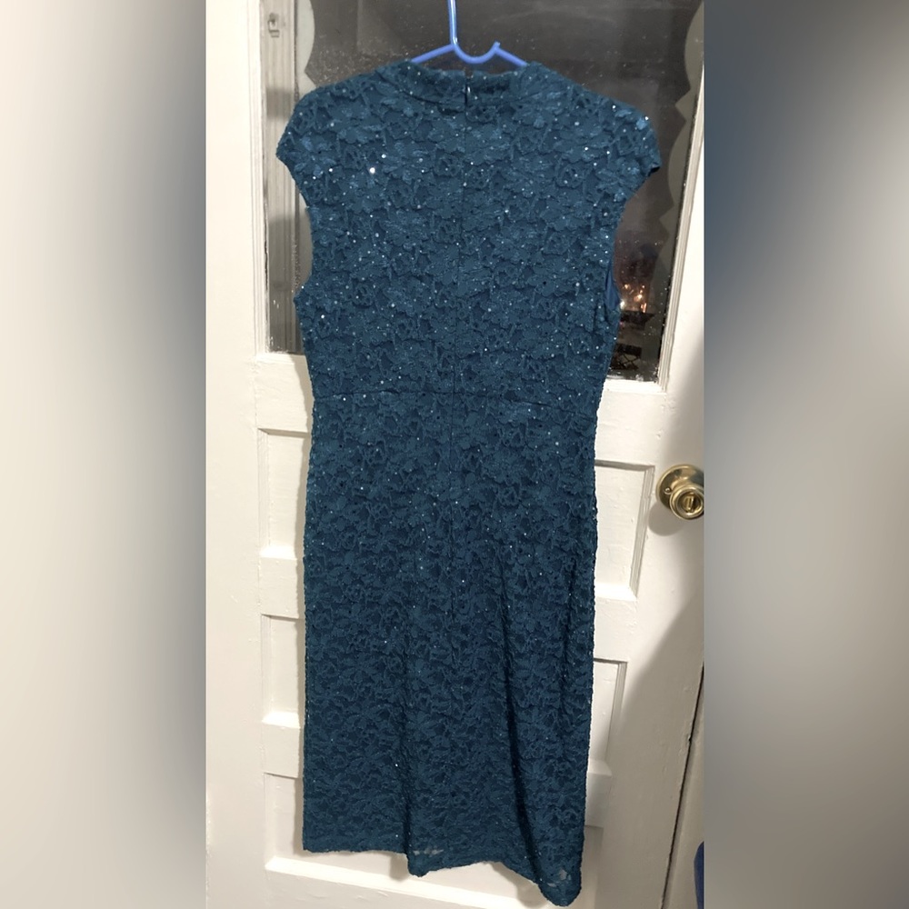 Dressbarn blue mid length dress